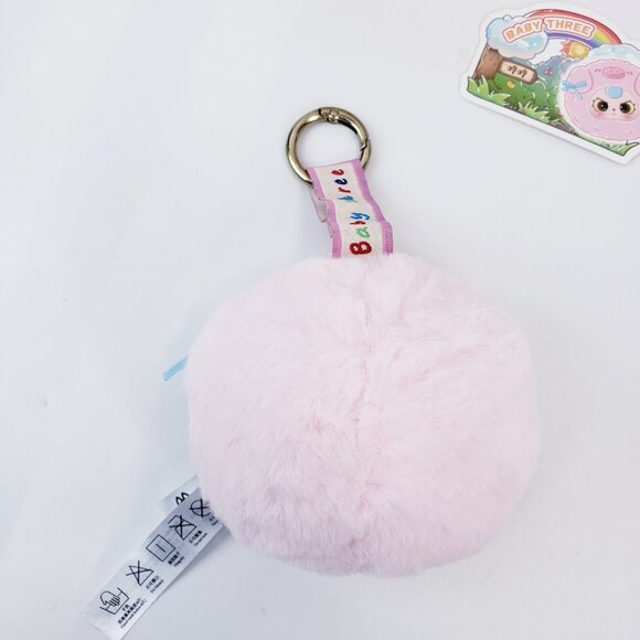 BABY THREE Tiny Animal Plush Keychain - PIG - SPECIAL EYES - Picture 4 of 5